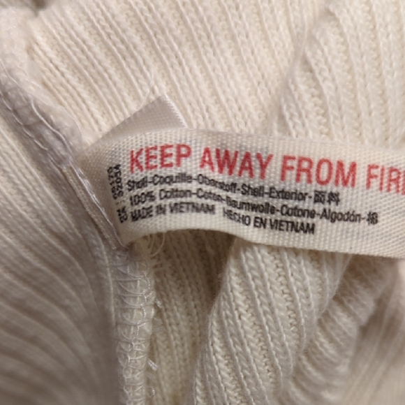 FP Beach By Free People Cream Ribbed Maxi Dress Size Small - Picture 8 of 15